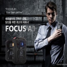 포커스 A1(64GB) 경찰 바디캠코더 액션카메라 증거보안 특수장비 방수효과